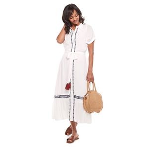 NWT Now + Gen By Sonoma Goods Midi Shirt Dress
